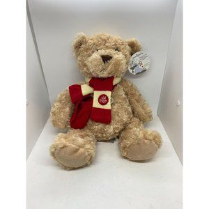 Animal Adventure Plush Bear I Am Loved Scarf Bag Satchel 14"